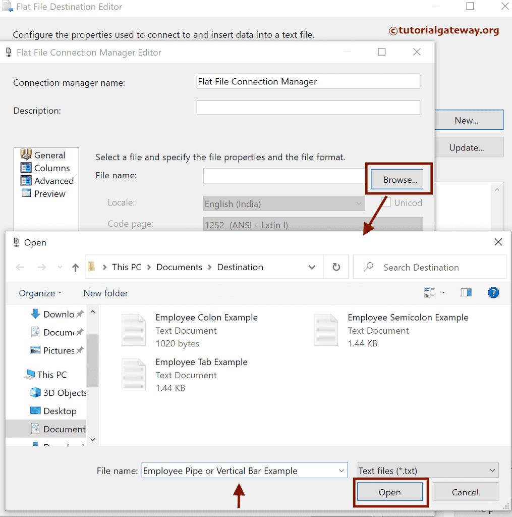 Ssis Flat File Destination Pipe Delimited at Anthony Ford blog