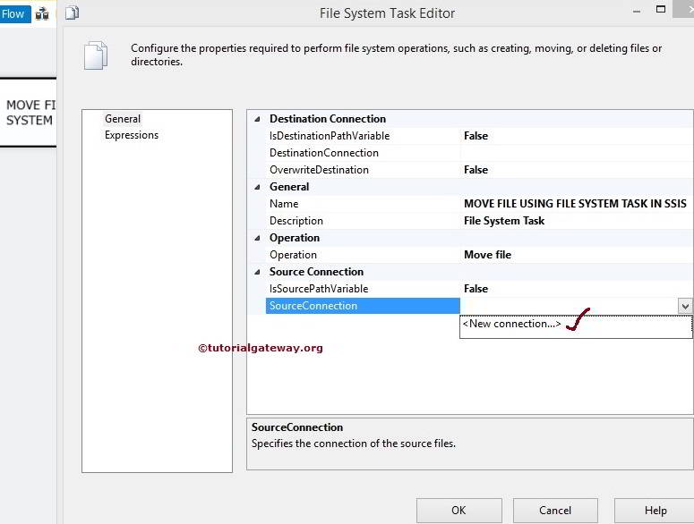 Move File Using File System Task in SSIS