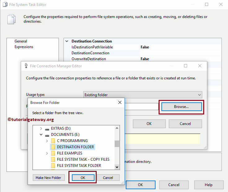 Move Multiple files using File System Task in SSIS