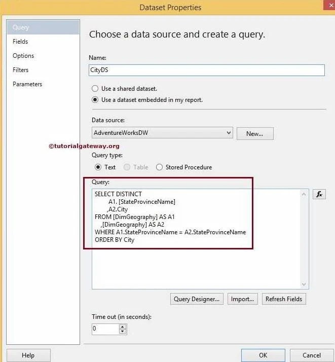 Multiple Parameters in SSRS