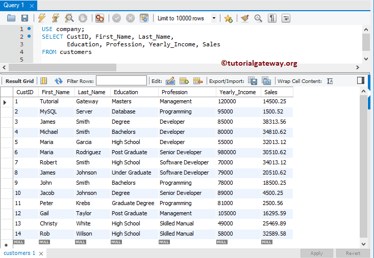 MySQL Order By Ascending and Descending