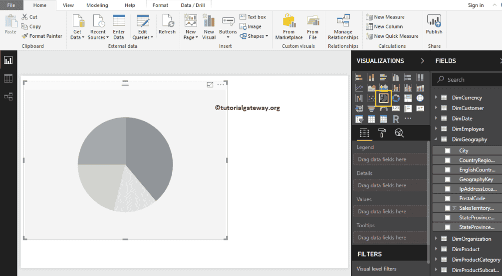 Pie Chart in Power BI