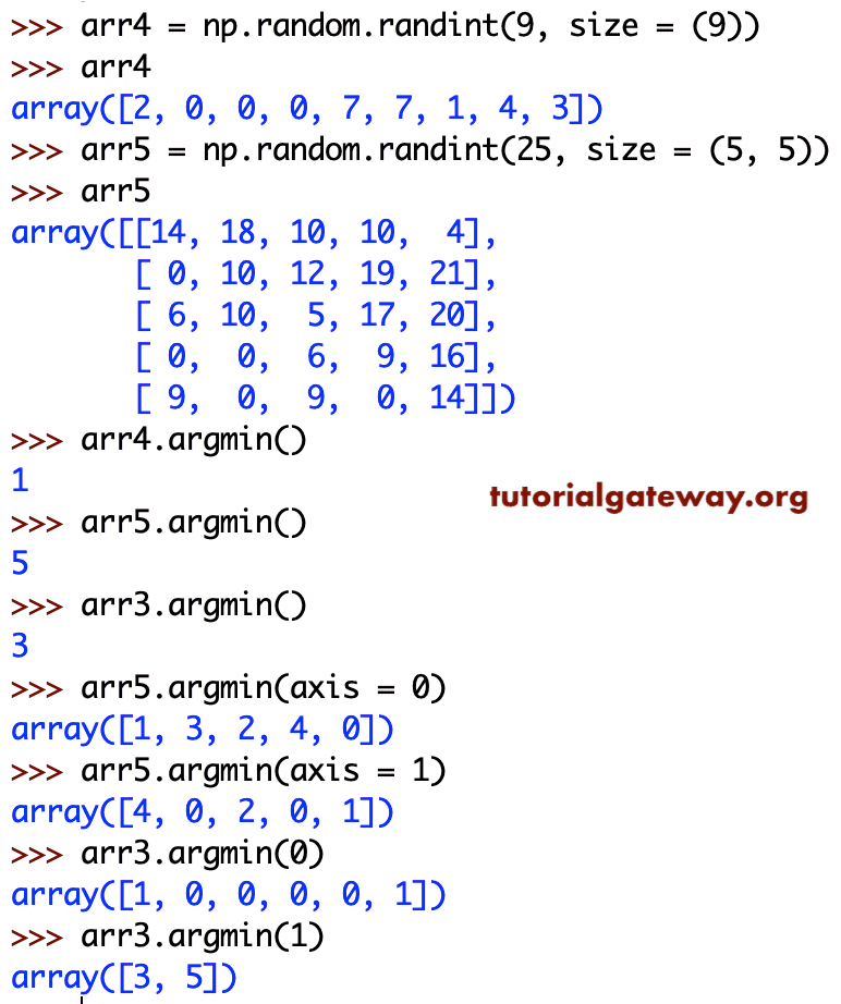 Python NumPy Aggregate Functions