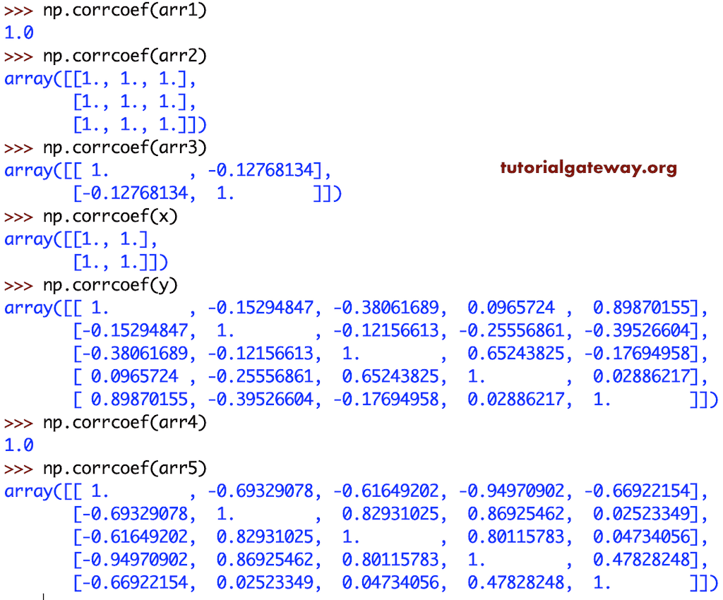 Python NumPy Aggregate Functions