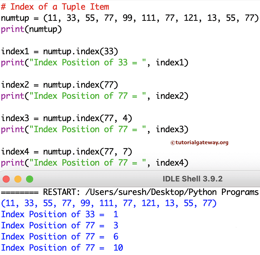 What Is Index In Python
