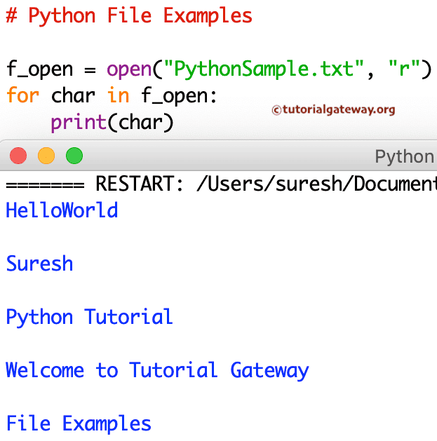 Python File Handling