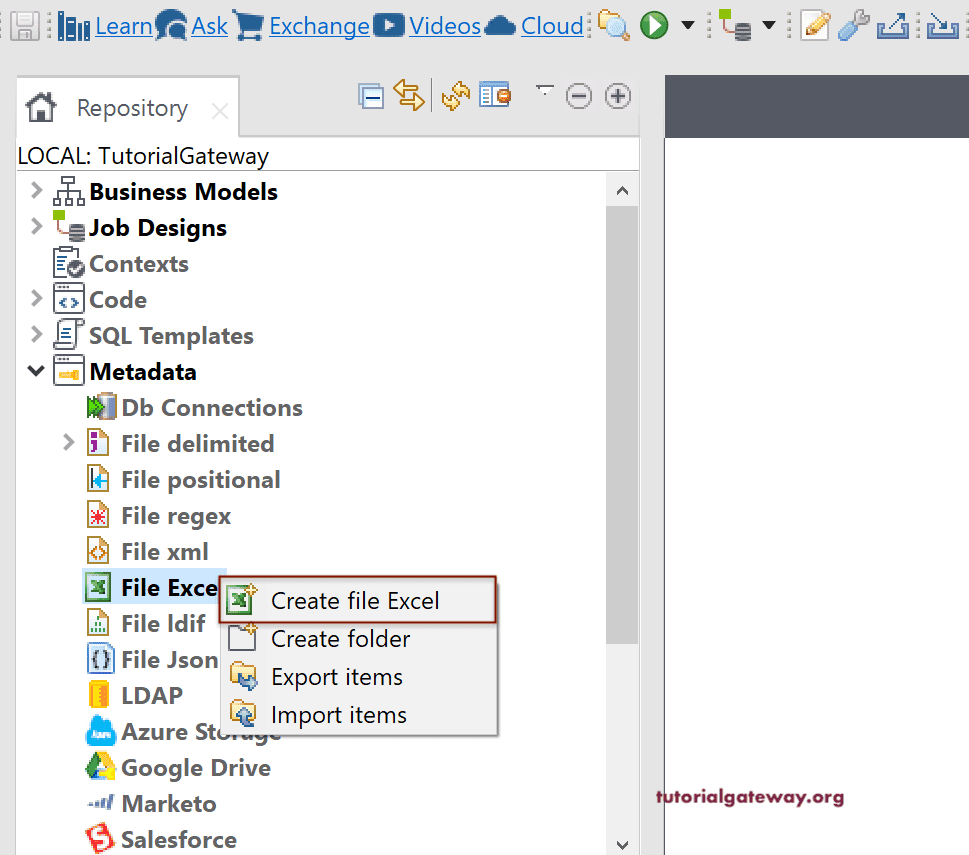 Read Excel File in Talend