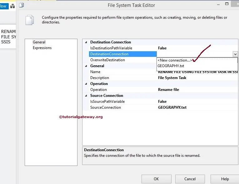Rename File Using File System Task in SSIS