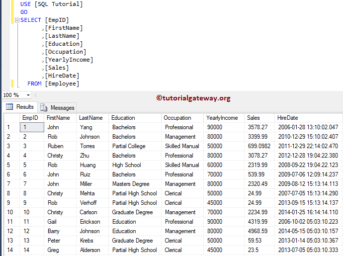 SQL PERCENTILE_CONT