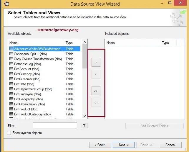 SSAS Data Source View