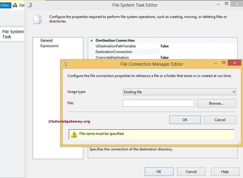 Create Directory Ssis File System Task at Lovie Bailey blog