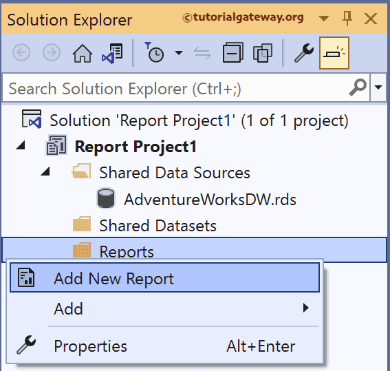 Grouped Table Using SSRS Report Wizard