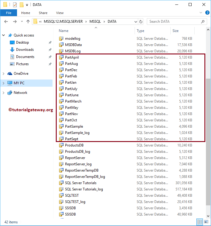 Table Partitioning in SQL Server