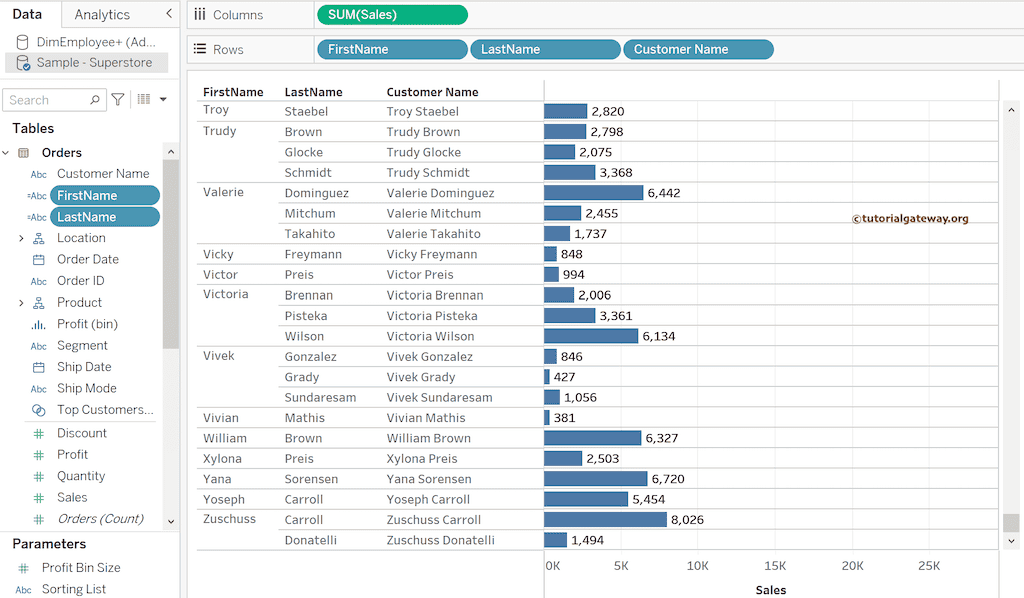 Tableau String Split Function