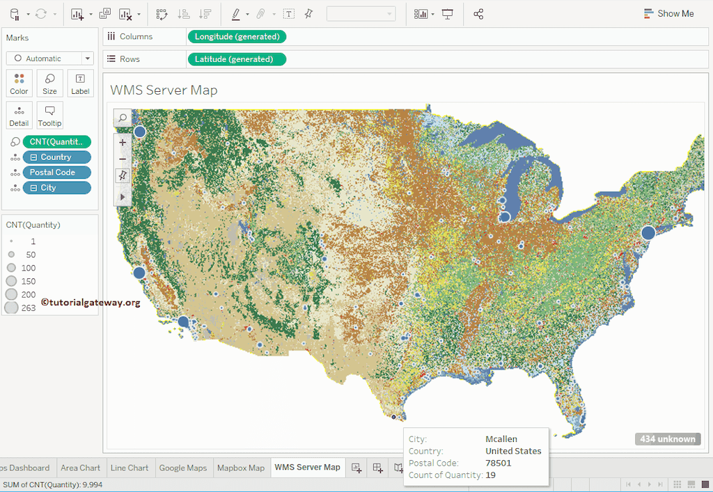 WMS Server Map as a Background Map in Tableau
