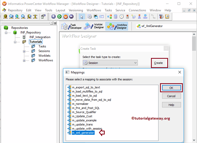 XML Generator Transformation in Informatica