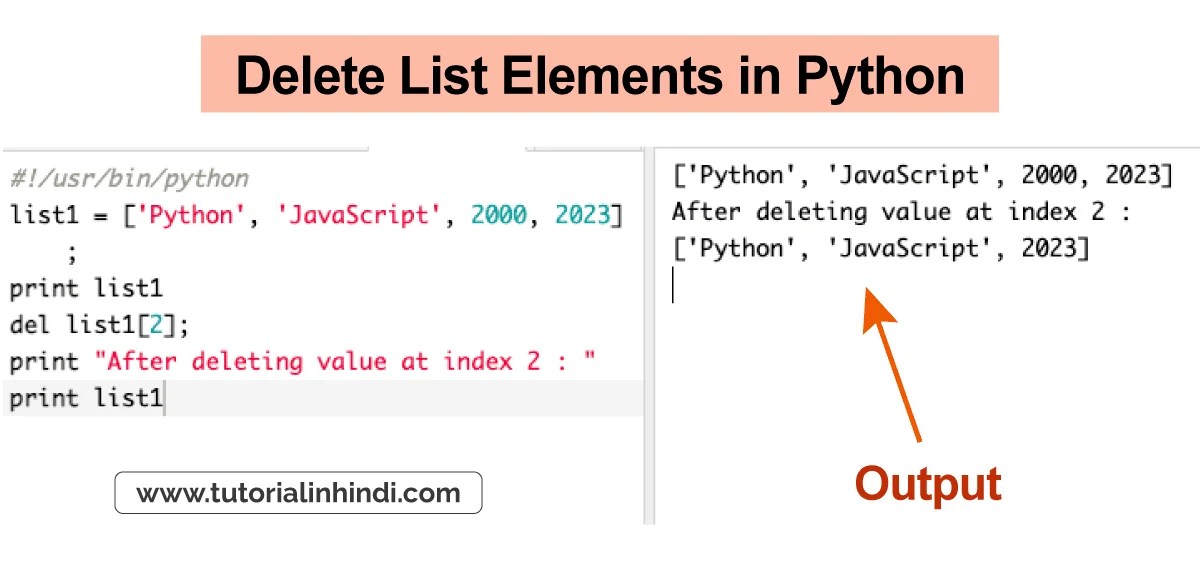 List in Python in Hindi पाइथन लिस्ट क्या है? पूरी जानकारी Tutorial