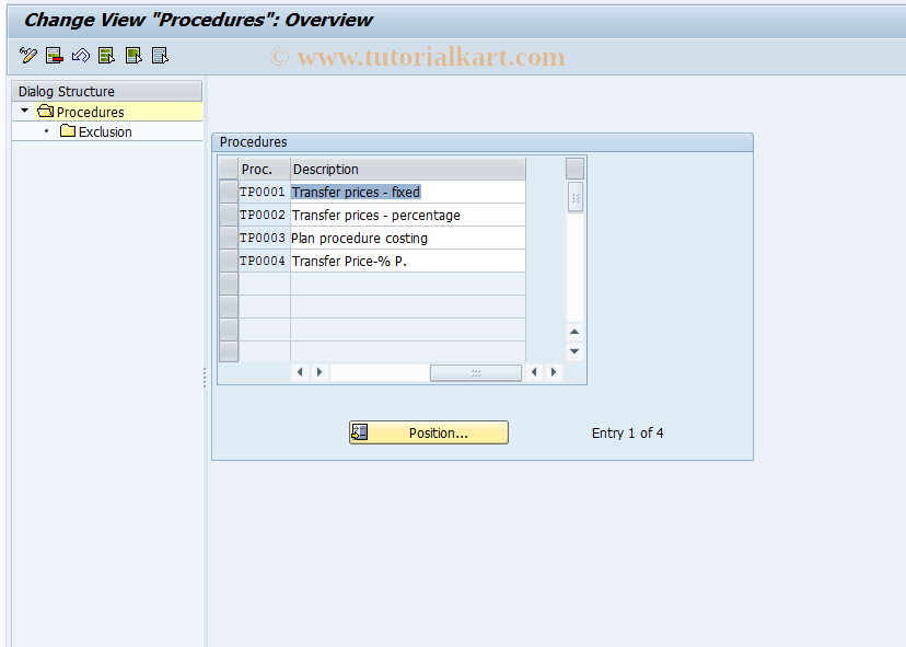 8KEH SAP Tcode Condition ExclusionSheet Assgt TP Transaction Code