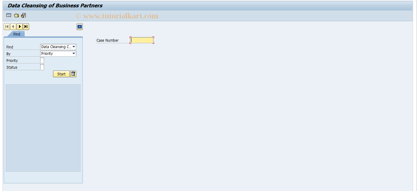 BUPA_CLEAR SAP Tcode SAP BP Data Cleansing Transaction Code