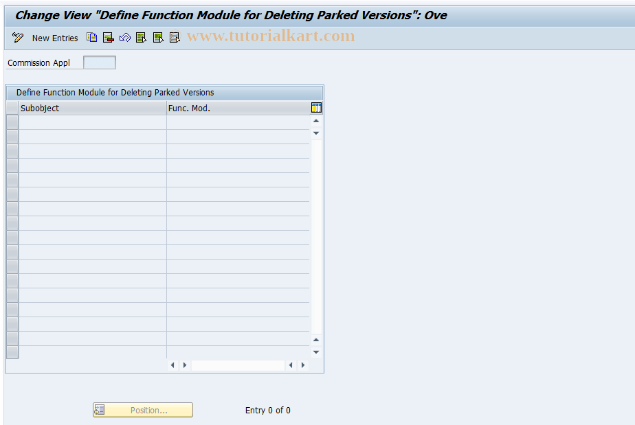 CACS_CSCDELPV SAP Tcode CSCCustFM to delete parked version