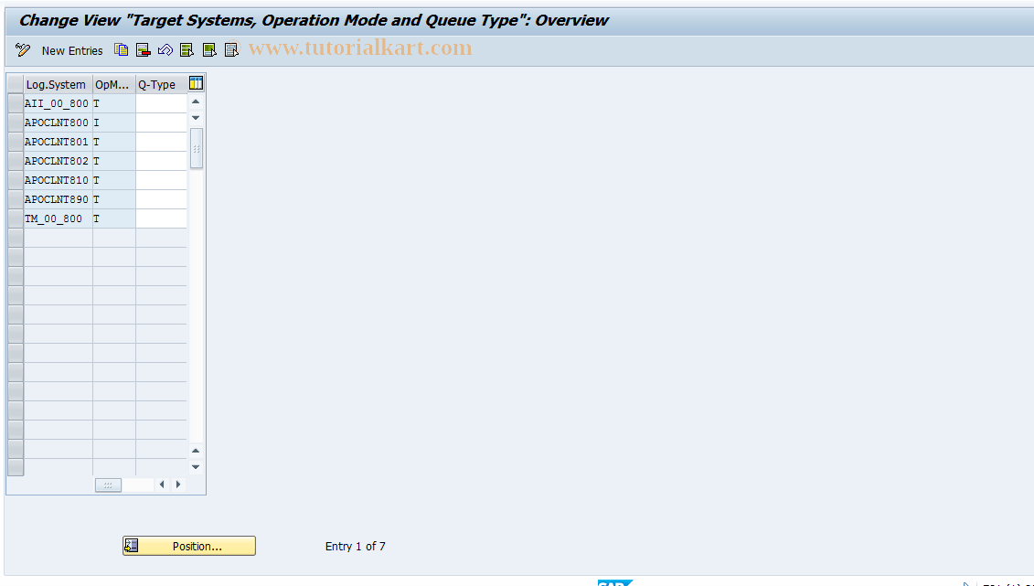 CFC1 SAP Tcode Maintain Operating Mode ADC Transaction Code