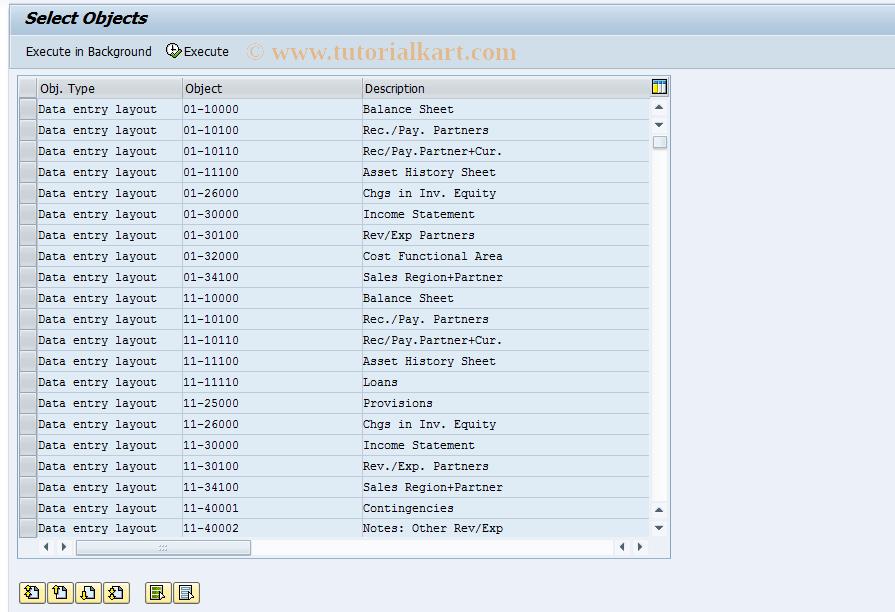 CX3E SAP Tcode Cons Transport Data Entry Layout Transaction Code