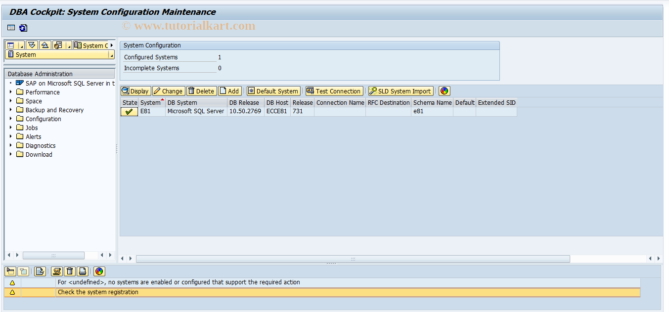 DB2 SAP Tcode DB2 z/OS Select Database Activities Transaction Code