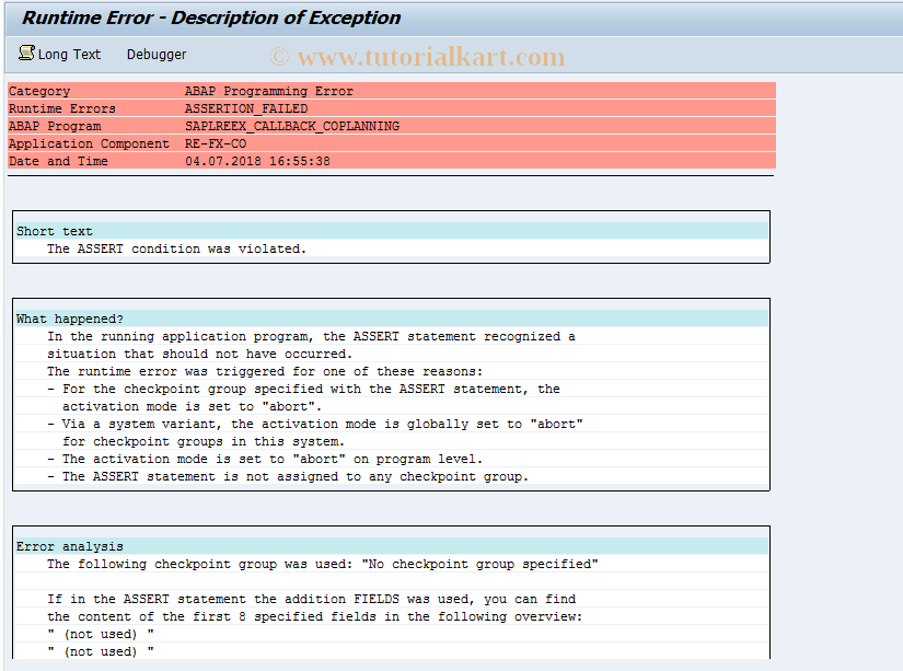 FOKC SAP Tcode Create Cost Element Planning Layout Transaction Code