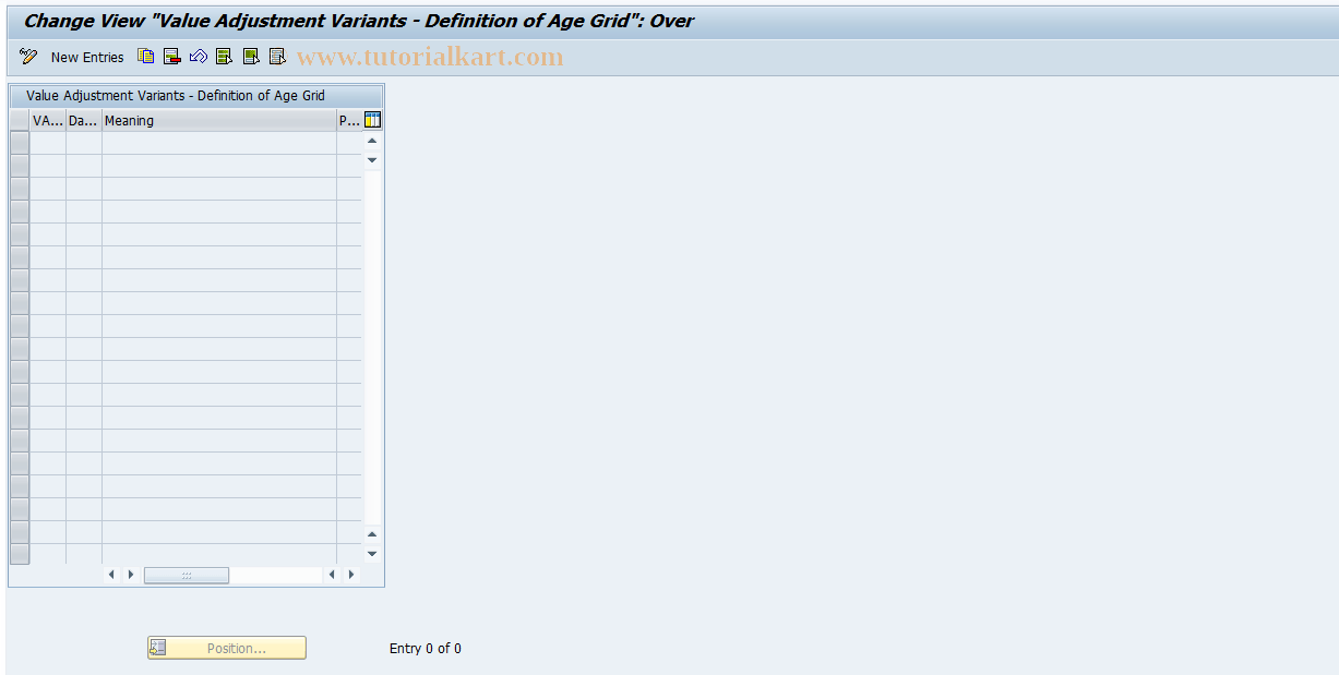 FQZ17 SAP Tcode Maintain Table TFKZVAR Transaction Code