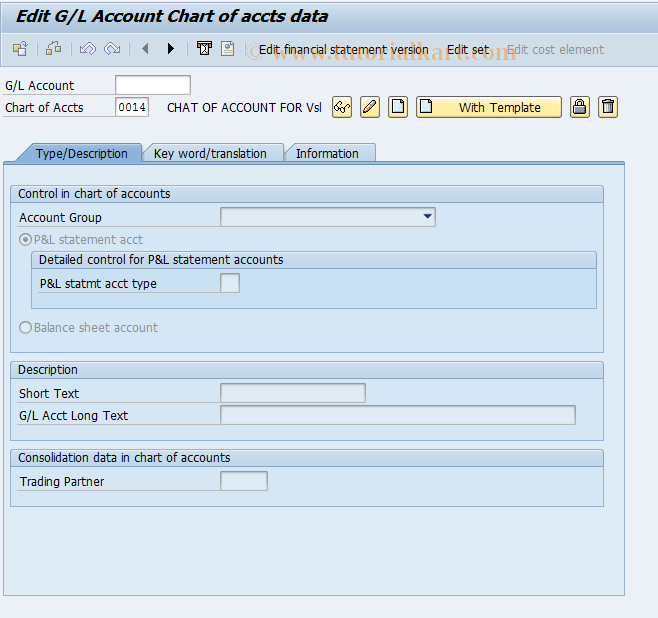 FSP5 SAP Tcode Block Master Record in Chart/Accounts Transaction Code