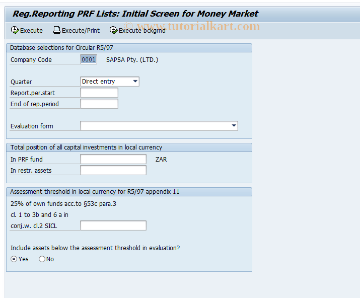 FZ12 SAP Tcode Circular R5/95 Real Estate Transaction Code