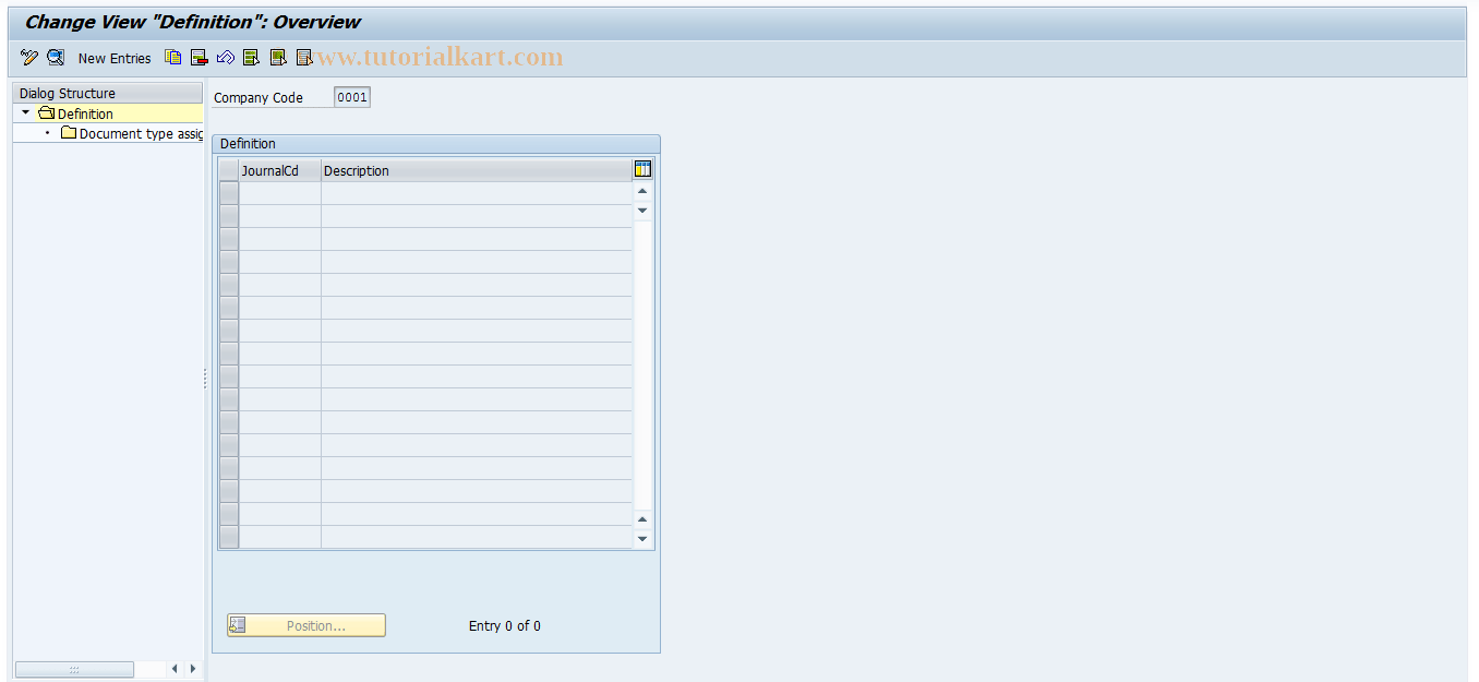 J1GJR3 SAP Tcode Journals Transaction Code