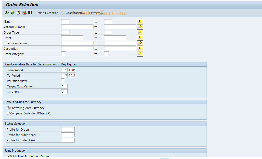 Cost Control Tcode In Sap at Nancy Marshall blog