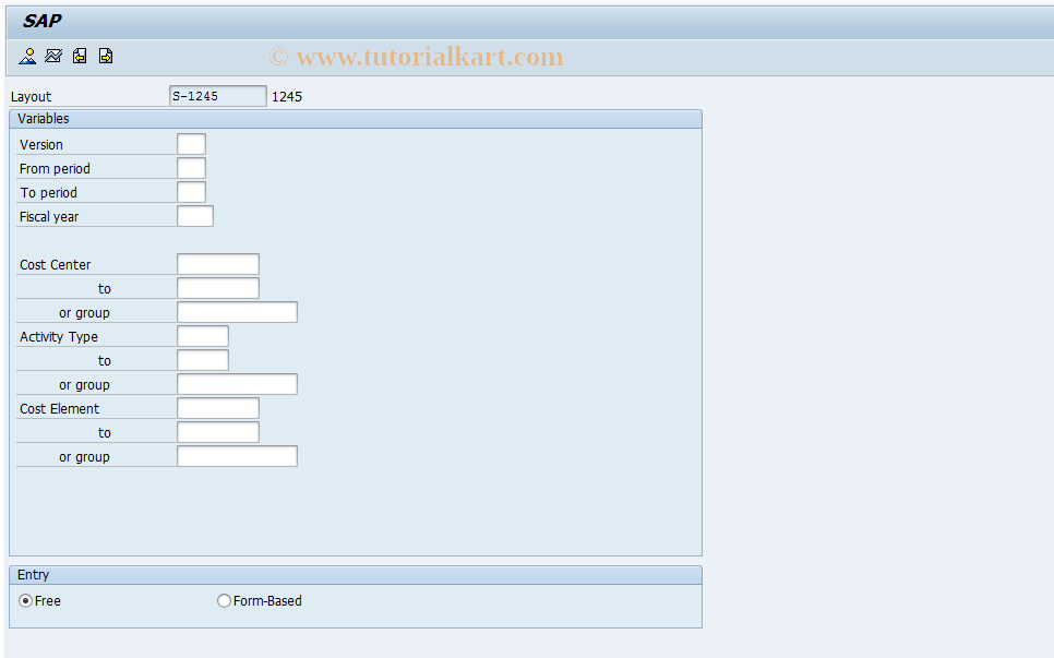 KP37 SAP Tcode Display Secondary Costs Plan Data Transaction Code