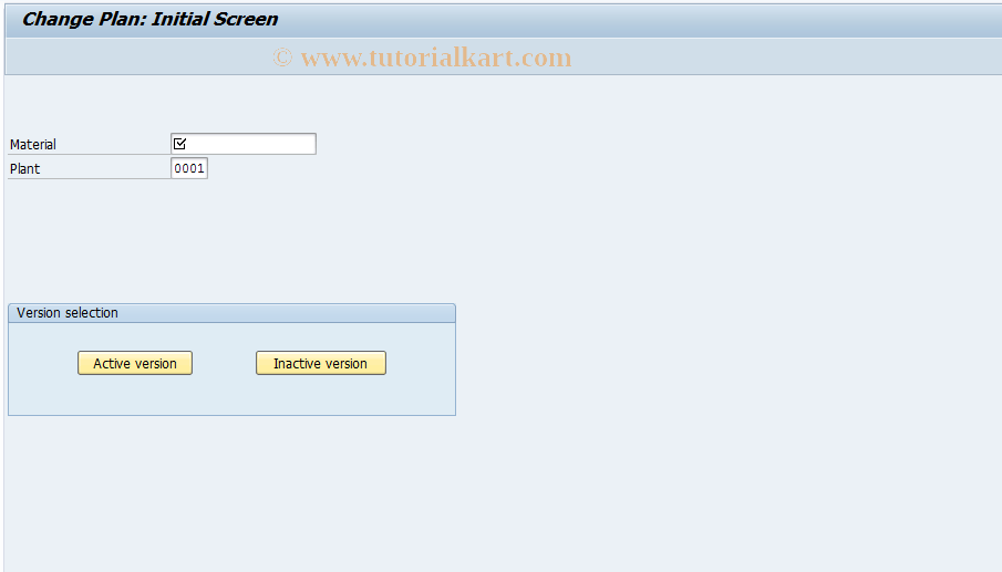 MC88 SAP Tcode Sales and Operations Planning Transaction Code