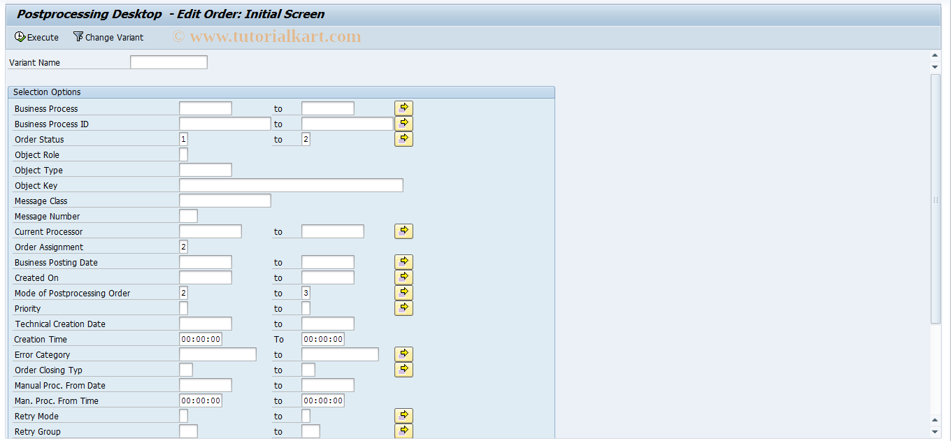 MDS_PPO2 SAP Tcode PPO for Master Data Synchronization Transaction Code