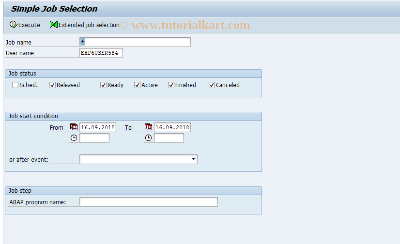 OABA SAP Tcode SAP ArchiveLink Batch job Transaction Code