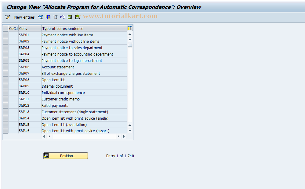 OB78 SAP Tcode C FI Maintain Table T048B Transaction Code