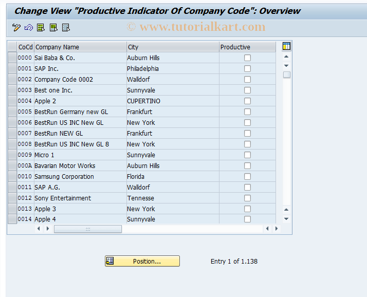 Sap Company Code Table T001 Matttroy