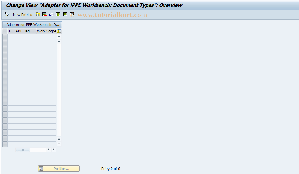 OMPL3 SAP Tcode Edit MPL_C_DOCTYPES Transaction Code