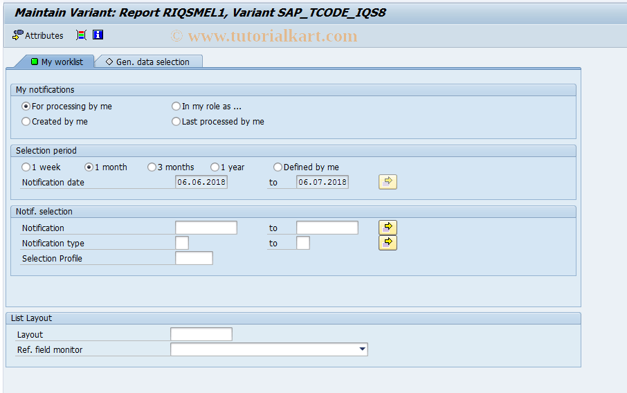 Customizing Sap