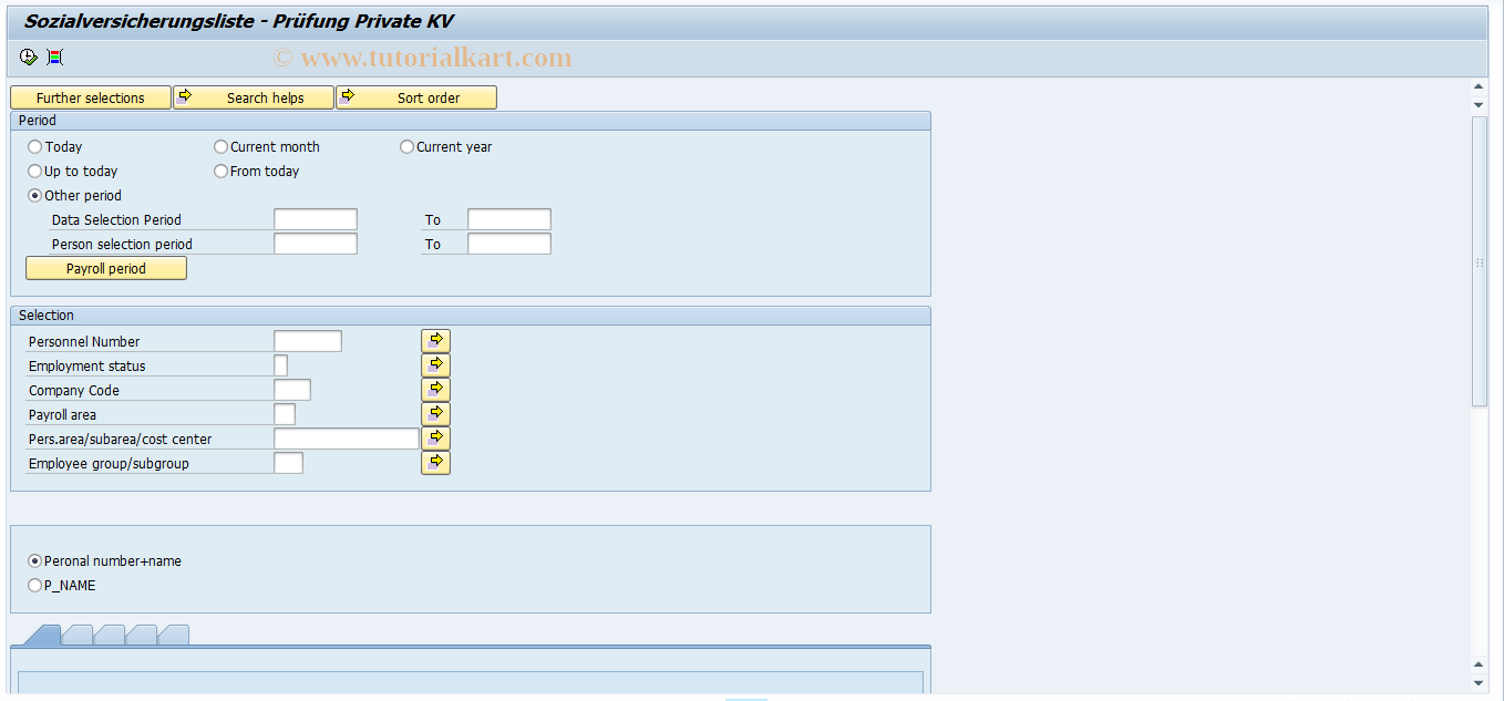 PC00_M18_REGP_CL SAP Tcode Insurance Registerstored into CLSTR