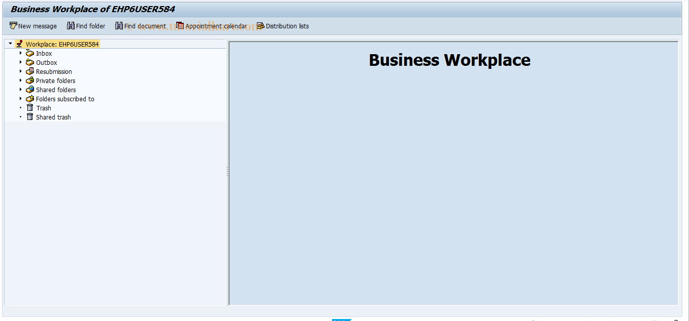 SBWP SAP Tcode SAP Business Workplace Transaction Code