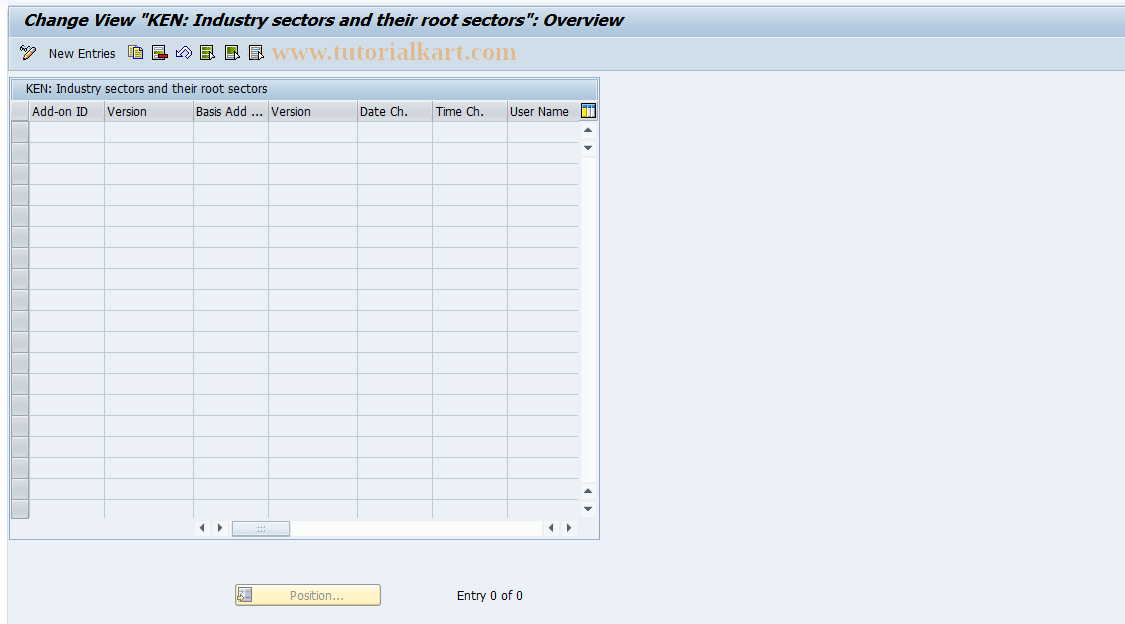 SI23_3 SAP Tcode Maintain enhancement chain Transaction Code