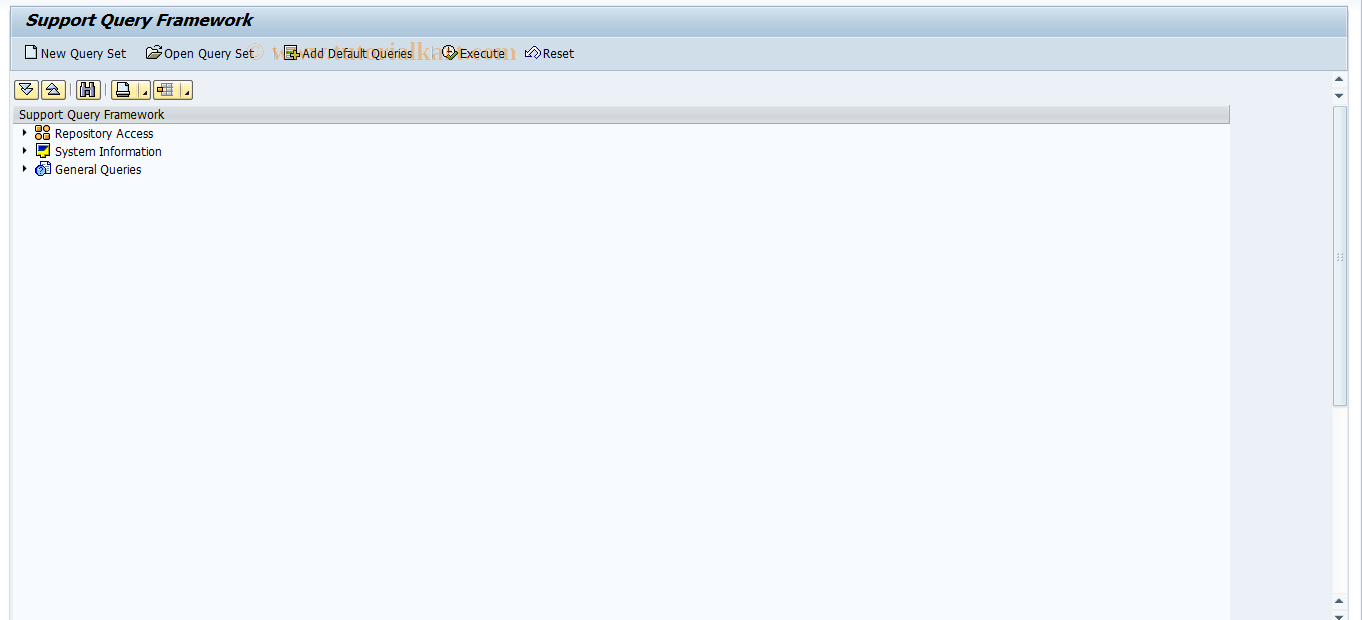SQF SAP Tcode Support Query Framework Transaction Code