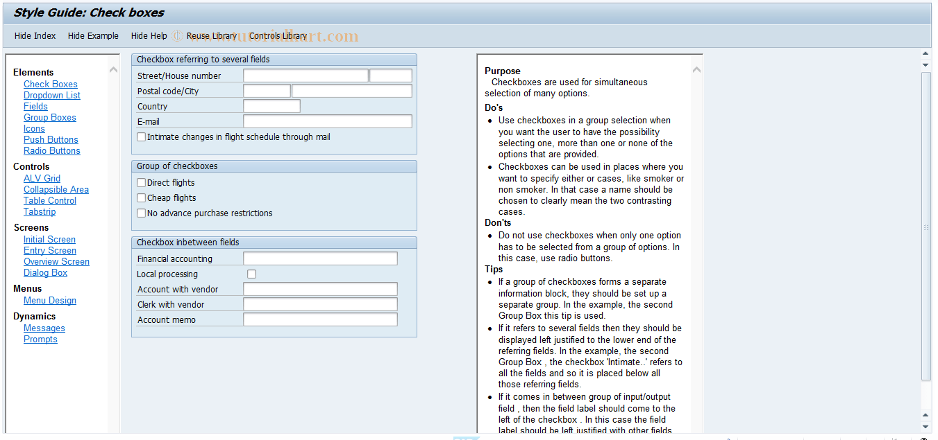 STYLE_GUIDE SAP Tcode Style Guide Transaction Transaction Code
