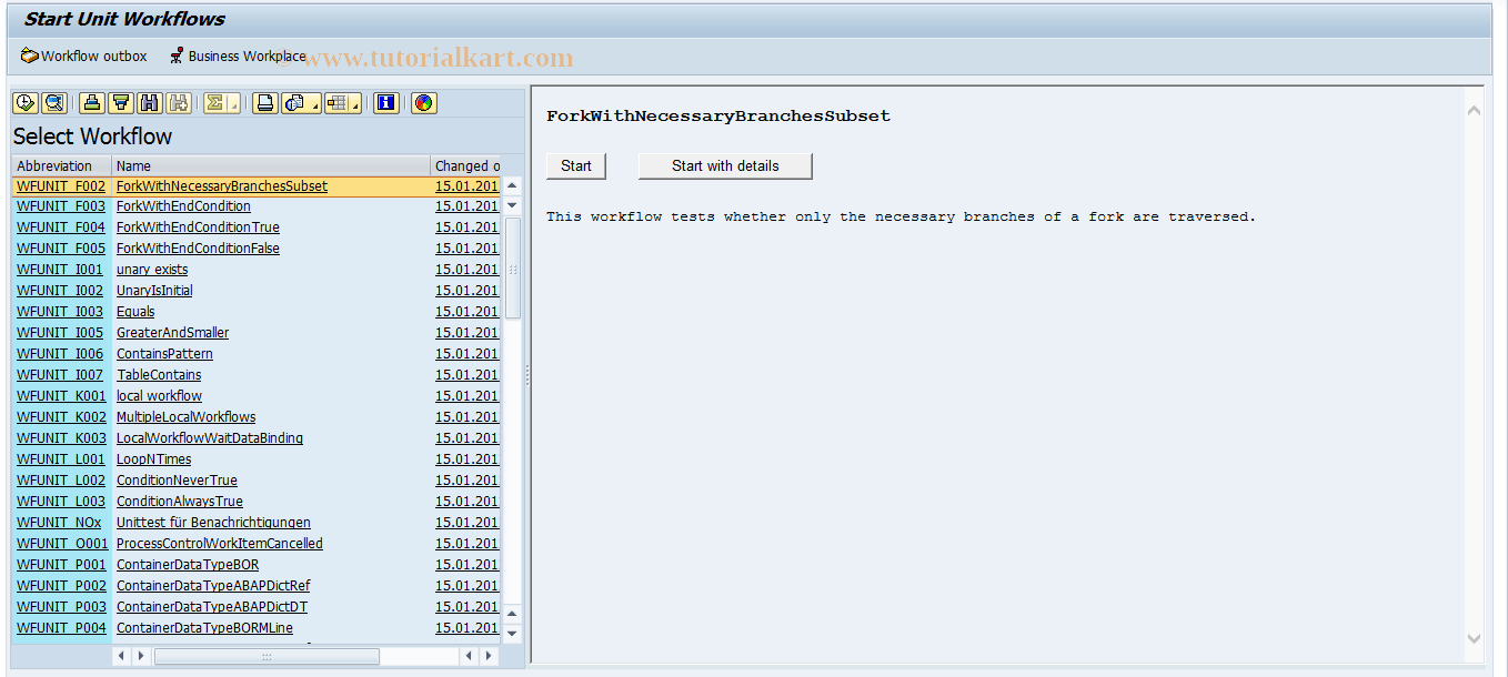 SWUI_WFUNIT SAP Tcode Start Unit Workflows Transaction Code