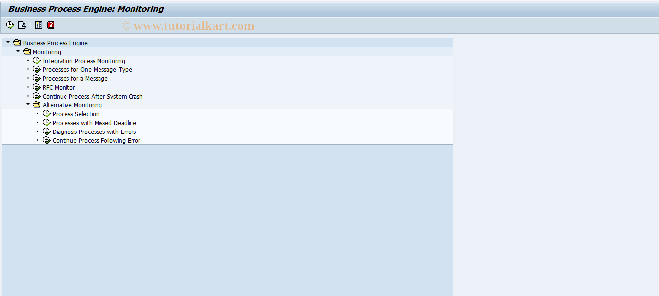 SXMB_MONI_BPE SAP Tcode Process Engine Monitoring Transaction Code