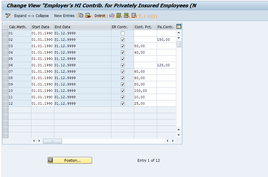 S_AHR_61011050 SAP Tcode IMG Activity OHIN0355 Transaction Code