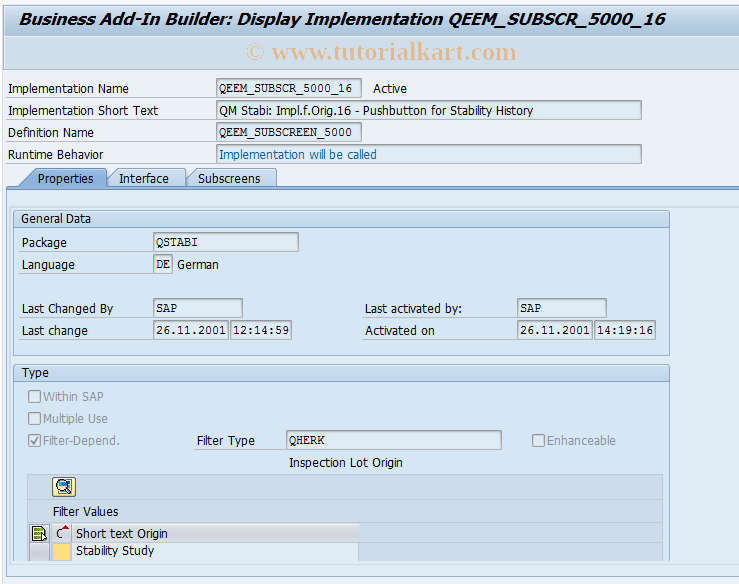 S_AL0_96000501 SAP Tcode Transaction Code